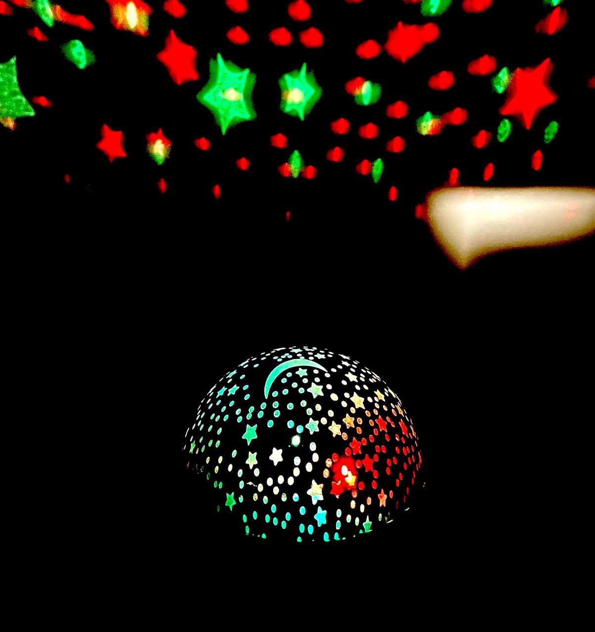 LAMPARA VELADOR LED DINAX SUEÑOS CHICA (CON LUZ COLRES)