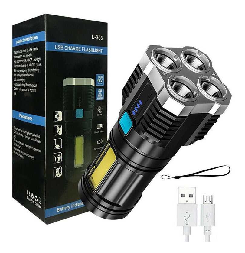 LINTERNA COB LED POTENTE L-S03 5W