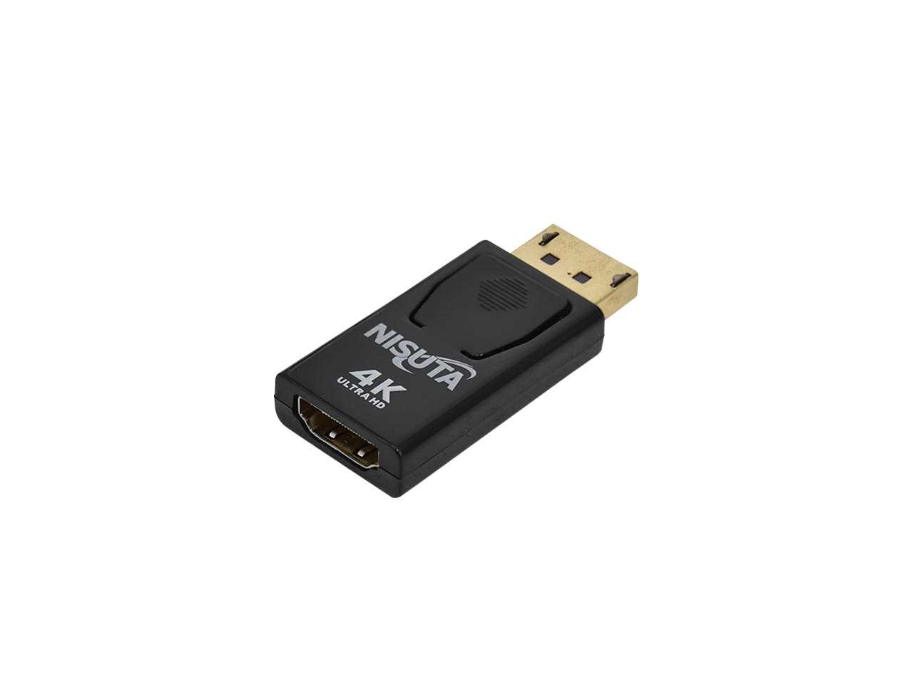 CONVERSOR DE DISPLAYPORT A HDMI 4K NISUTA NSDPHD4 | RyR Computacion