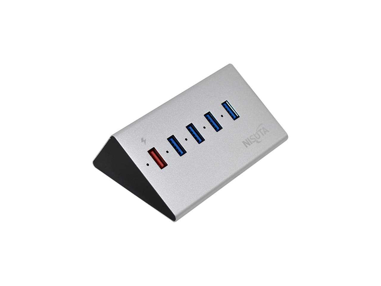 HUB USB 3.0 4 P + QC 3.0 DE CARGA RAPIDA NISUTA NSUH053Q