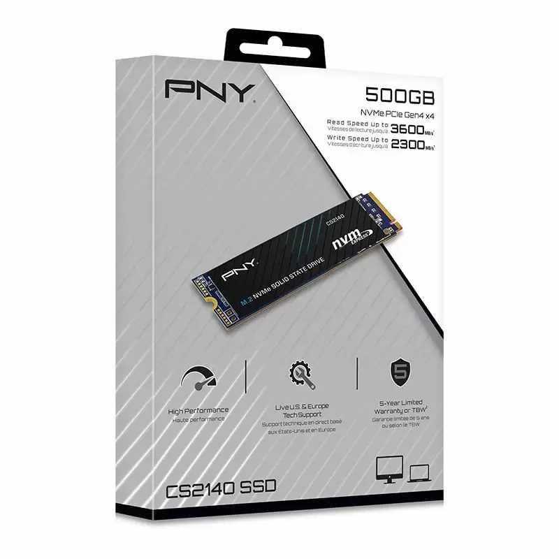 DISCO SOLIDO M.2 NVME GEN4 500GB PNY CS2140