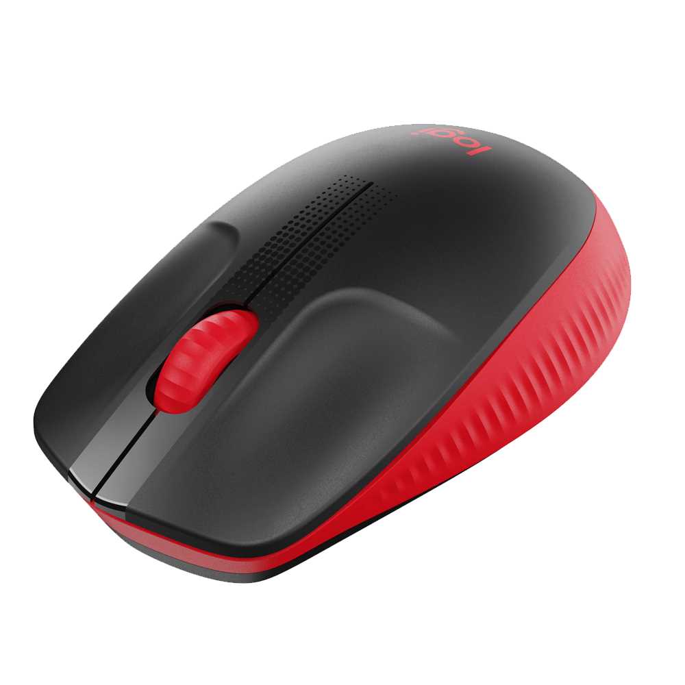 MOUSE LOGITECH INALAMBRICO M190 BLACK/RED