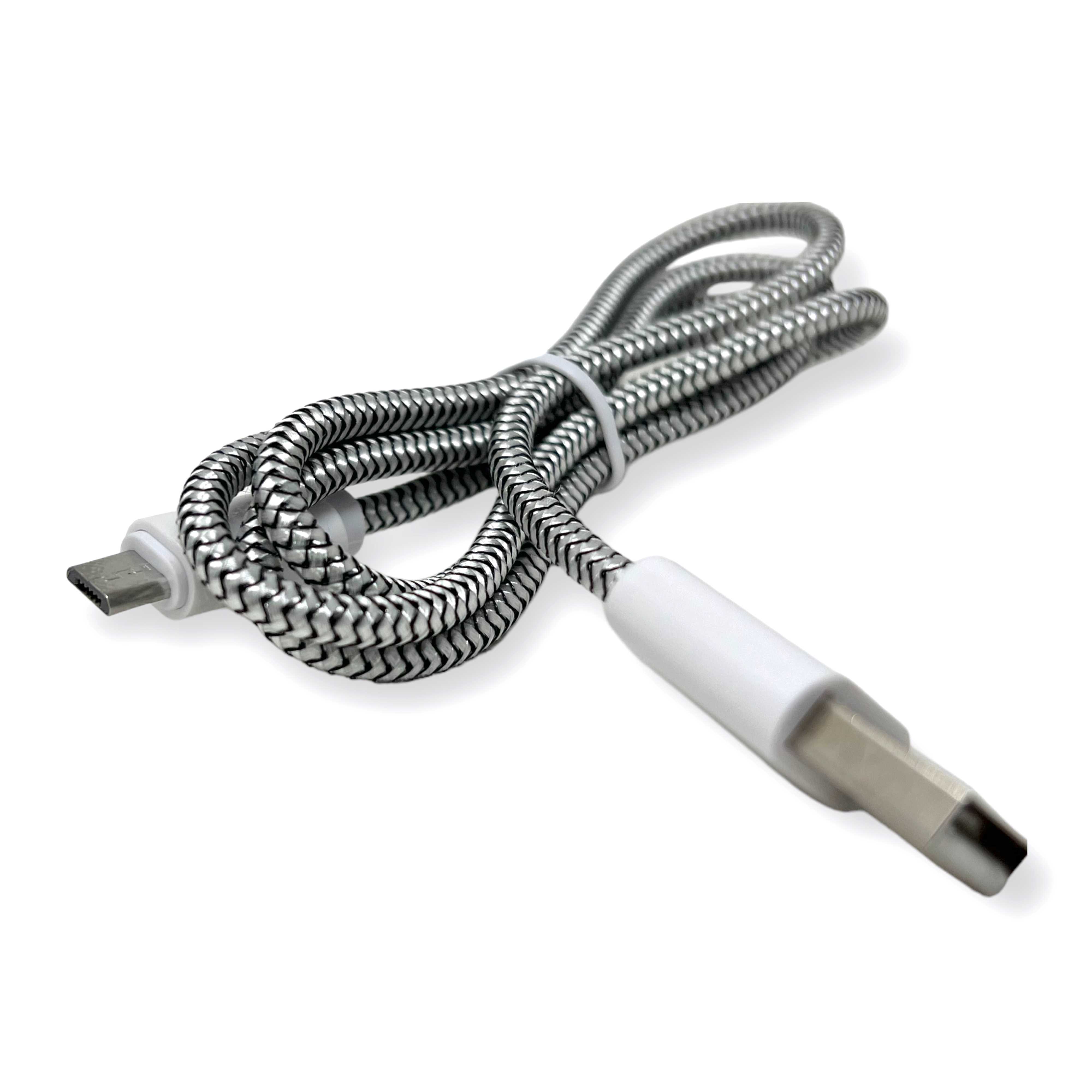 CABLE USB A MICRO USB DINAX 3.1A 1M MALLADO DX-V876CA