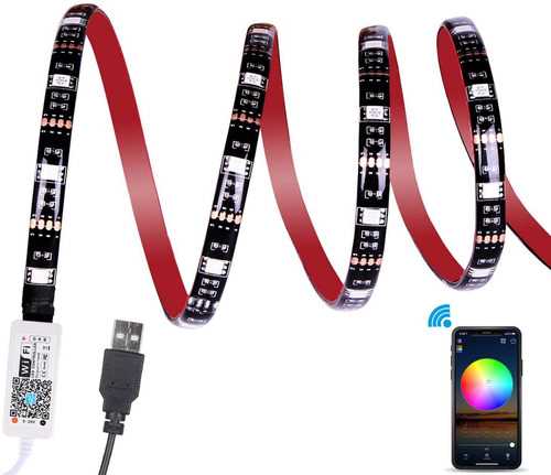 TIRA LED 5050 RYR INTERIOR RGB 5M WIFI C/APP