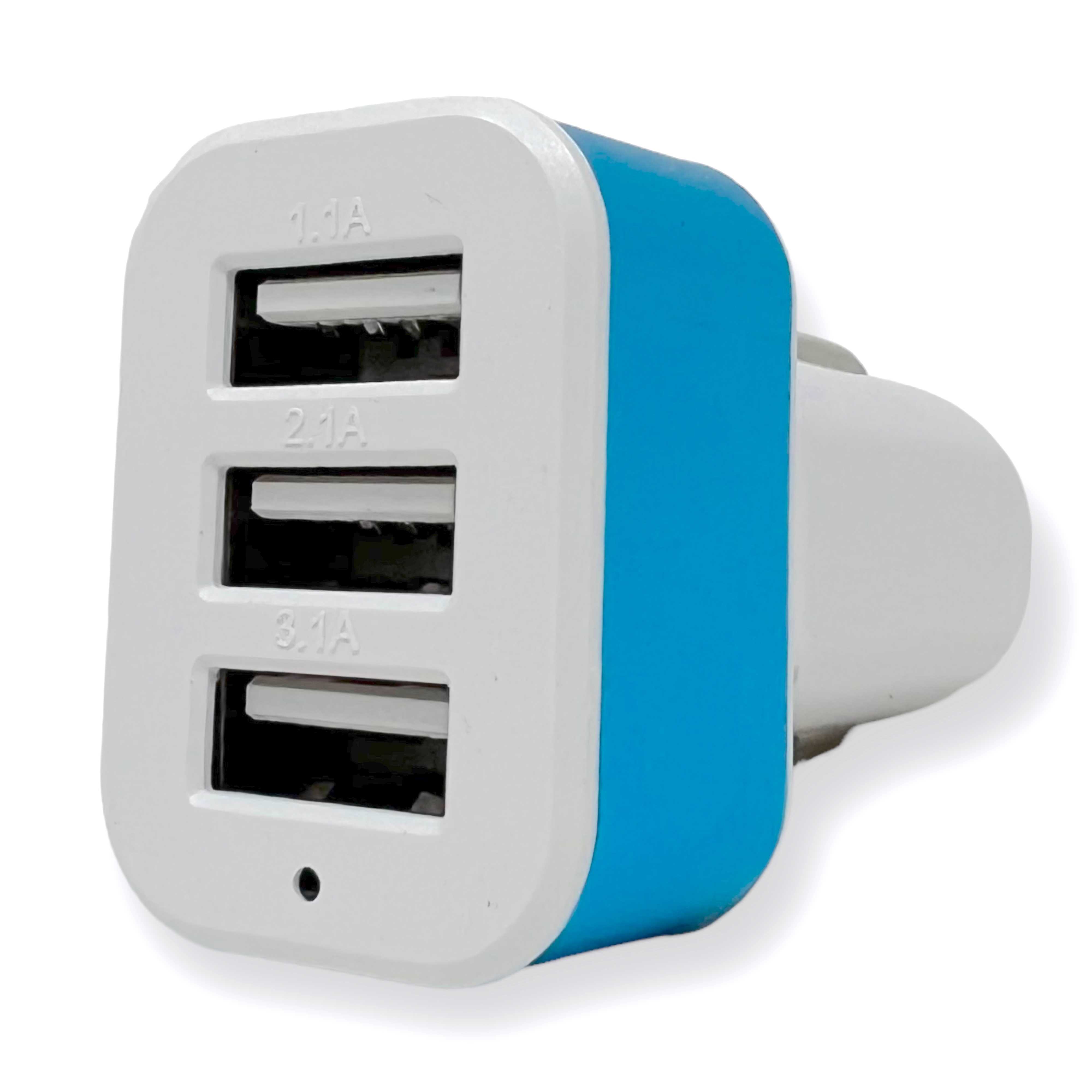 CARGADOR AUTO DINAX 3XUSB 3.1A MG2007