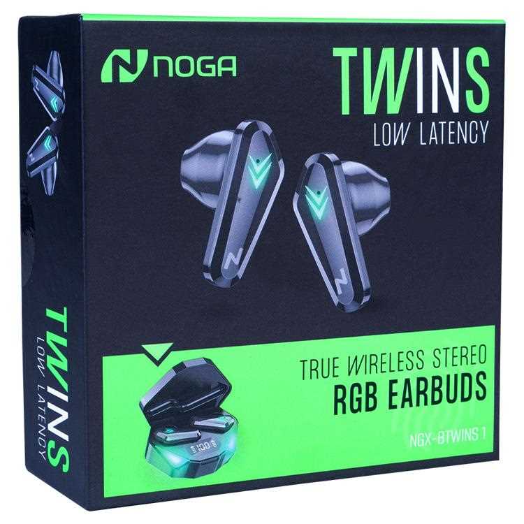 AURICULAR BT NOGANET NGX-BTWINS1 NEGRO RGB
