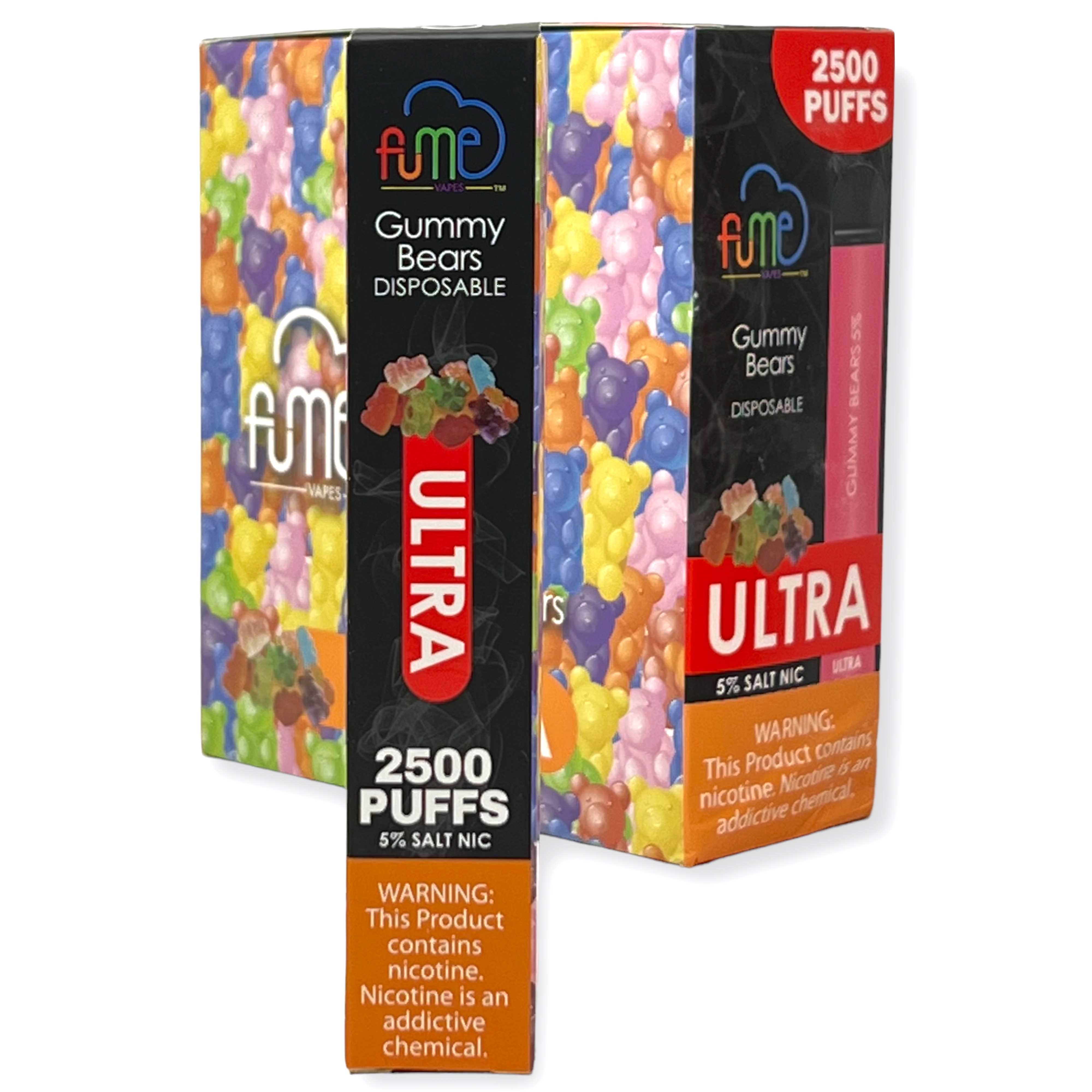 VAPER FUME ULTRA 2500 GUMMY BEARS RyR Computacion