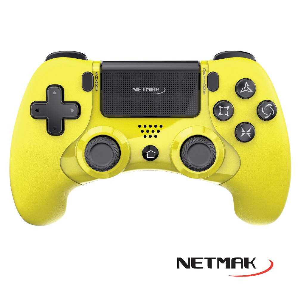 JOYSTICK NETMAK BT PS4 NM-P401 YELLOW