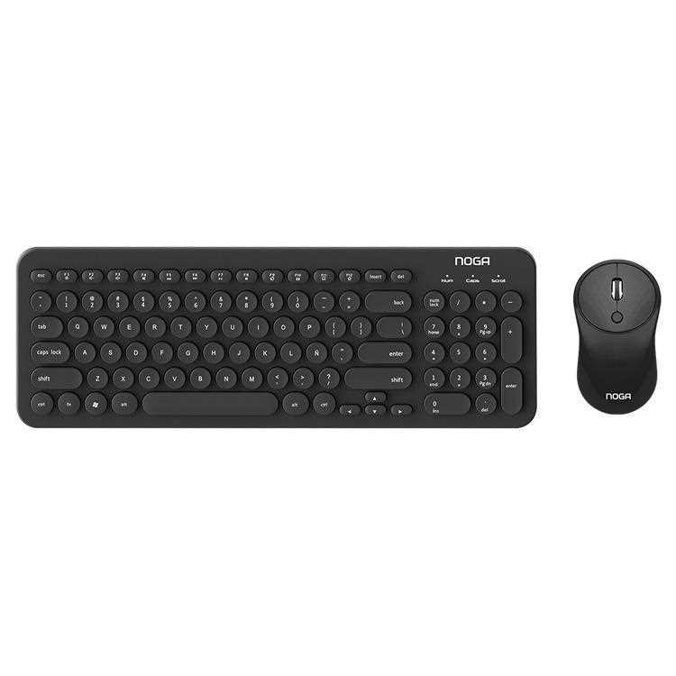 TECLADO Y MOUSE INALAMBRICO NOGANET NKB-S5600 NEGRO