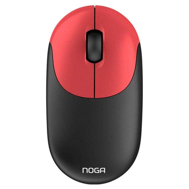 TECLADO Y MOUSE INALAMBRICO NOGANET NKB-S5700 NEGRO Y ROJO
