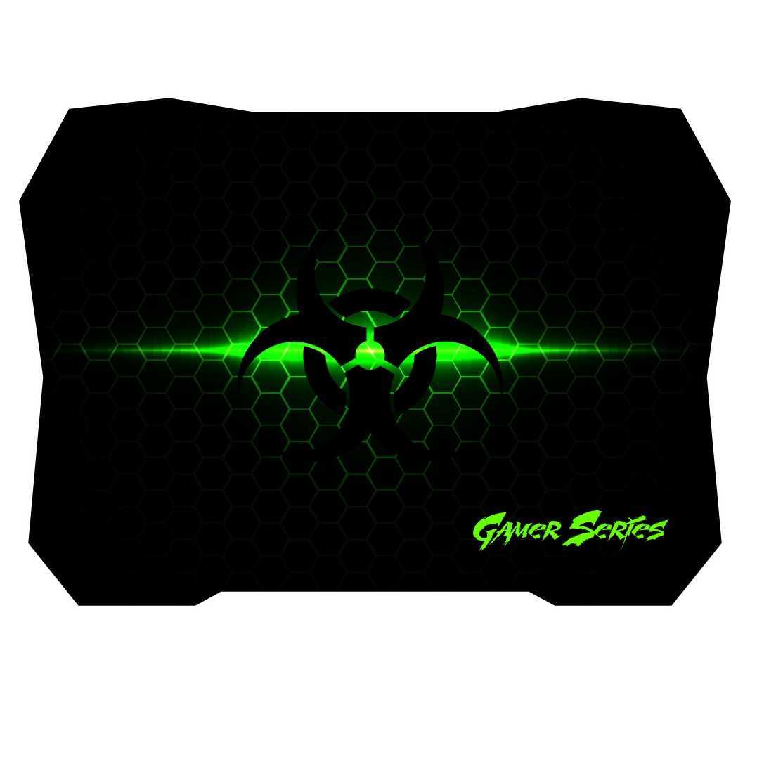 PAD MOUSE CDTEK GAMER VERDE 35X25CM