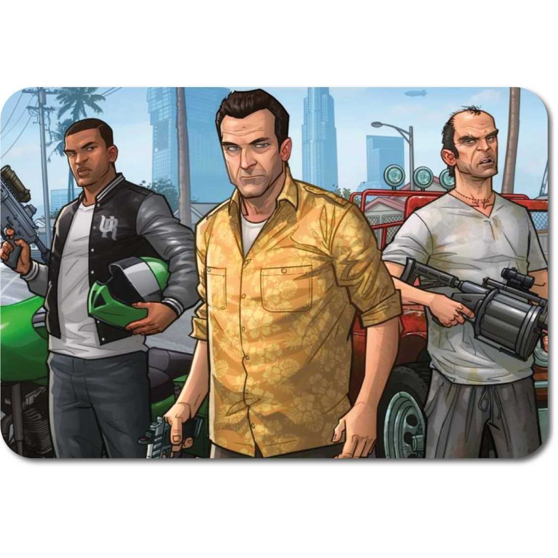 PAD MOUSE CDTEK GAMER GTA 35X25CM