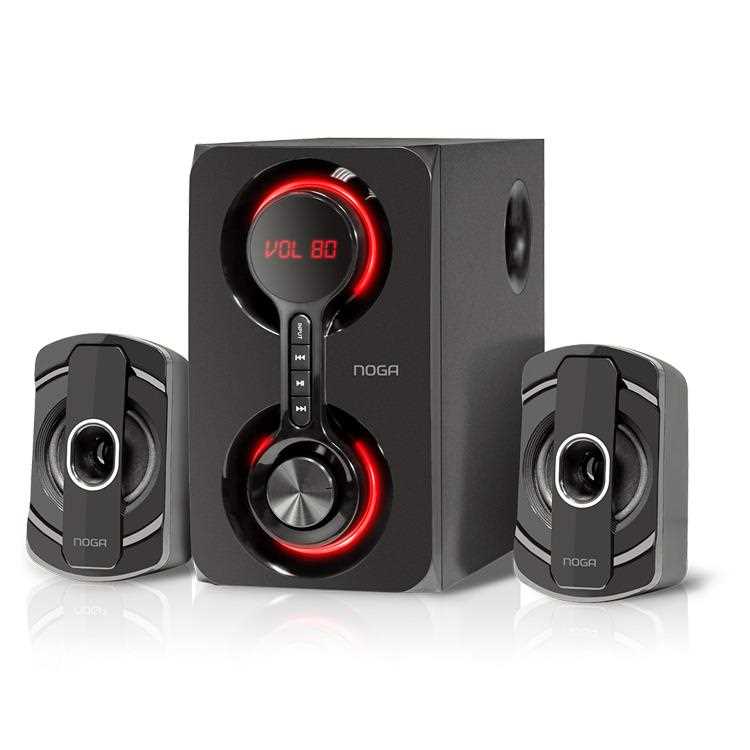 PARLANTE BLUETOOTH NOGANET 2.1 VANGUARD 5.0 50W RGB