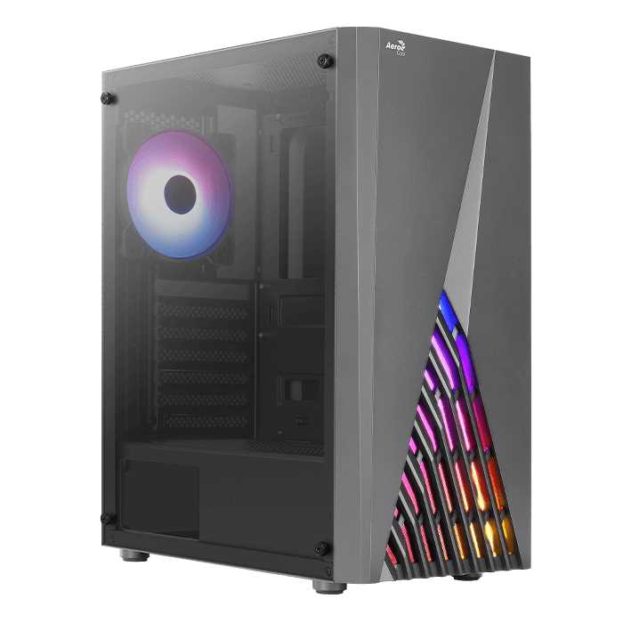 GABINETE AEROCOOL DELTA V1 BLACK (MID TOWER)