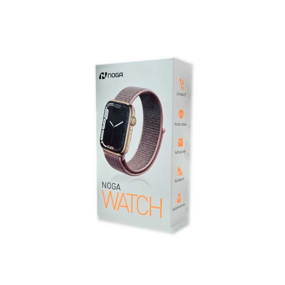 RELOJ SMARTWATCH NOGANET NG-SW11 MALLA NYLON GOLD