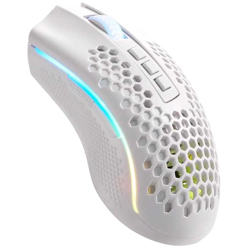 MOUSE REDRAGON M808-KS STORM PRO RGB WIFI WHITE | RyR Computacion