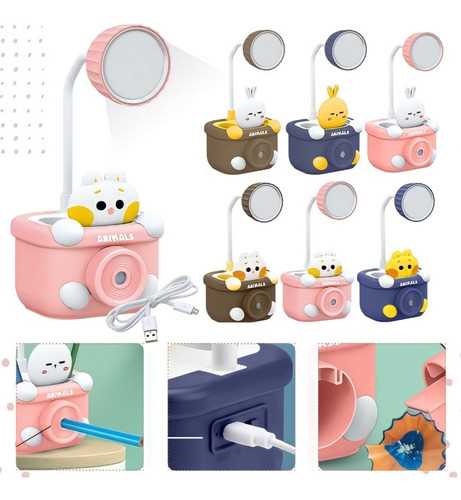 LAMPARA VELADOR LED DINAX GATITO SACAPUNTA DXLAMPCAT