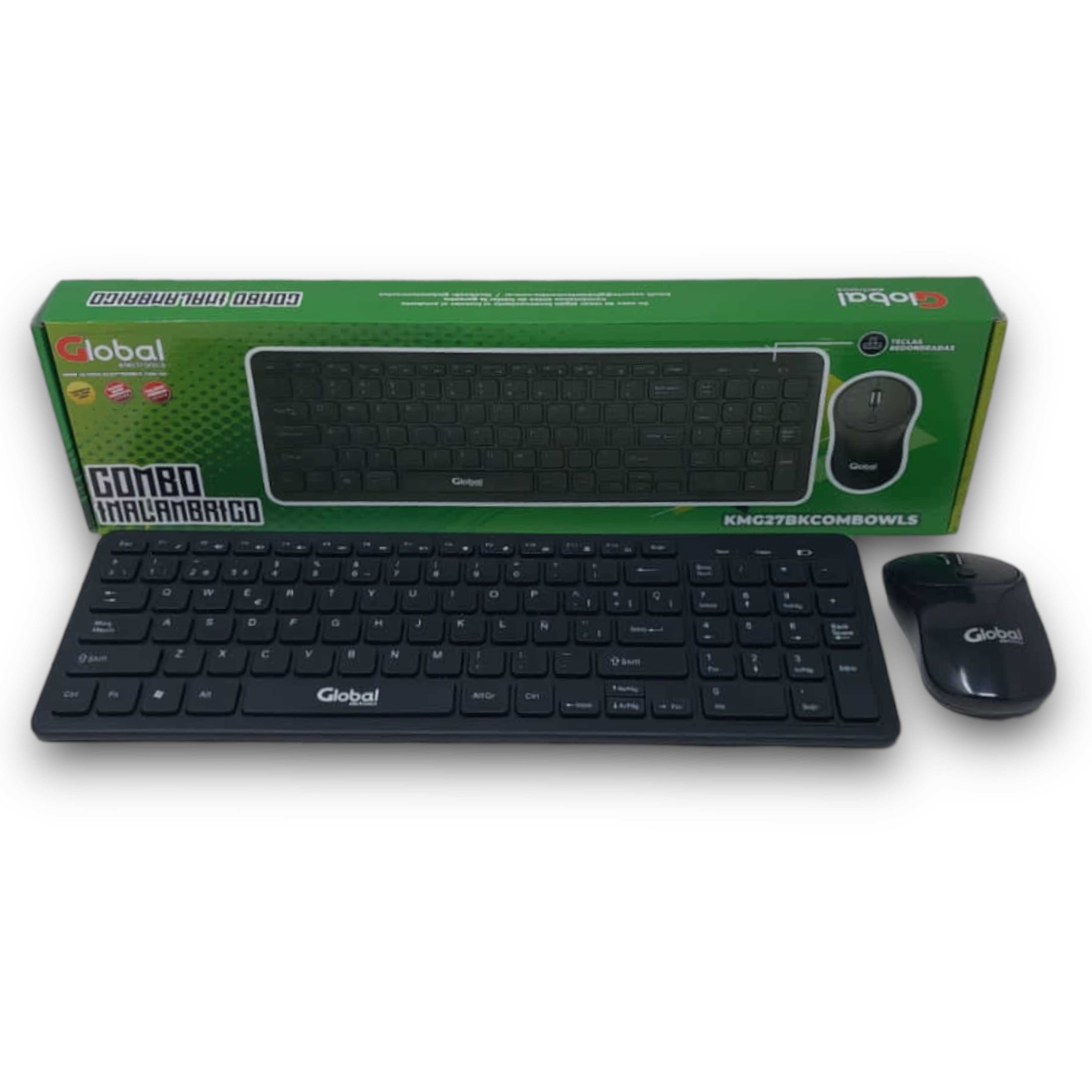 Teclado y mouse inalambrico global clearance