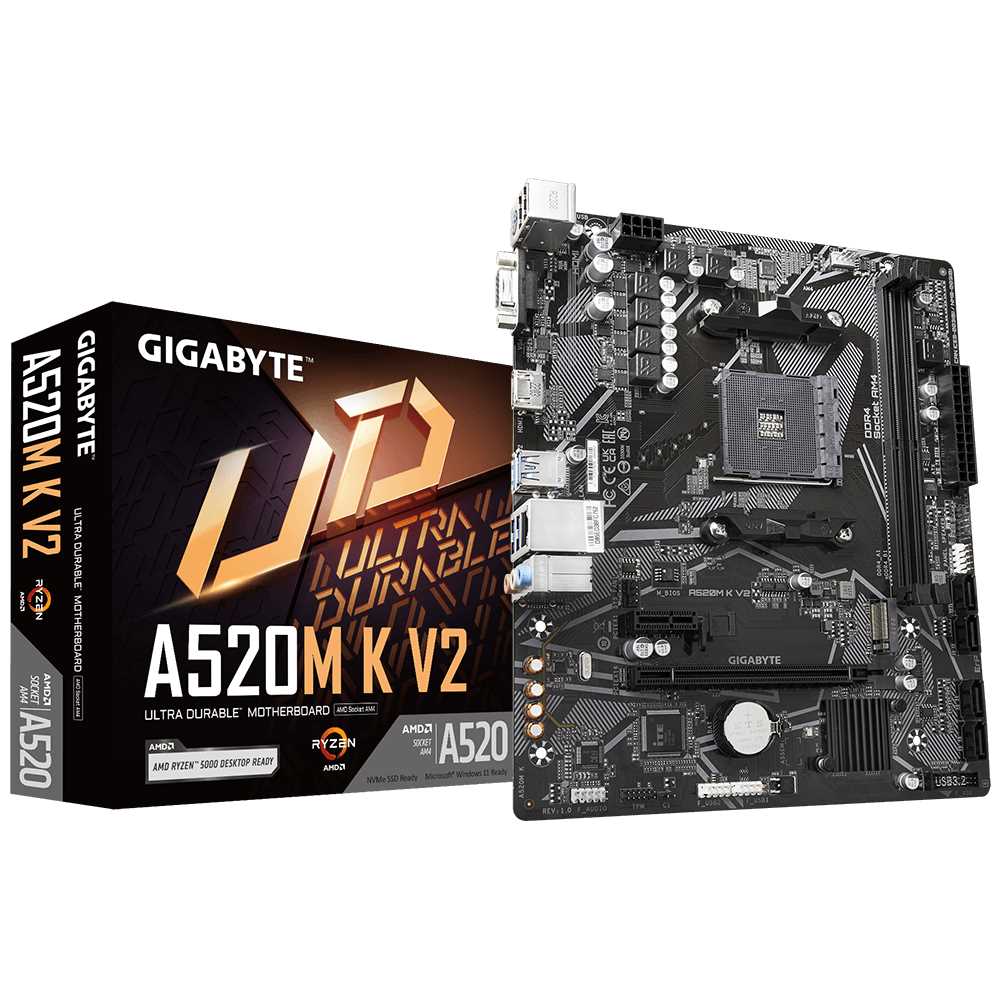 PLACA MADRE GIGABYTE A520M-K V2 AM4