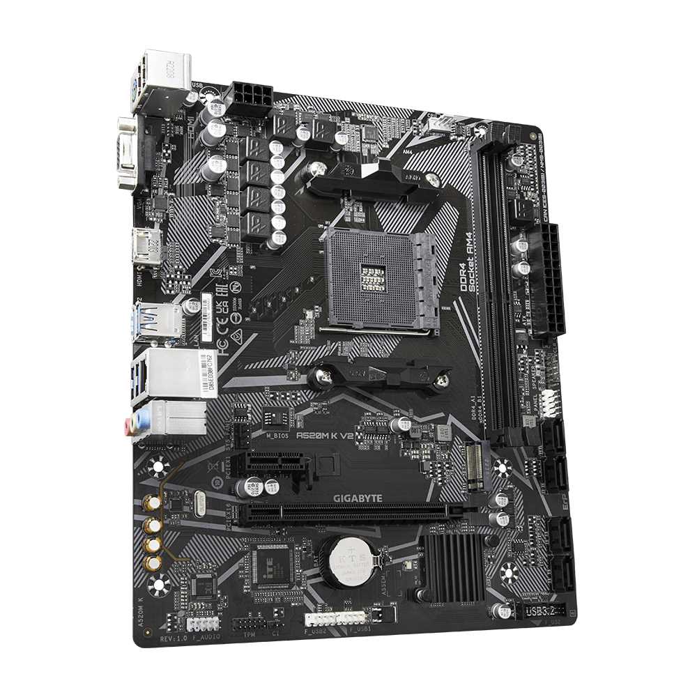 PLACA MADRE GIGABYTE A520M-K V2 AM4
