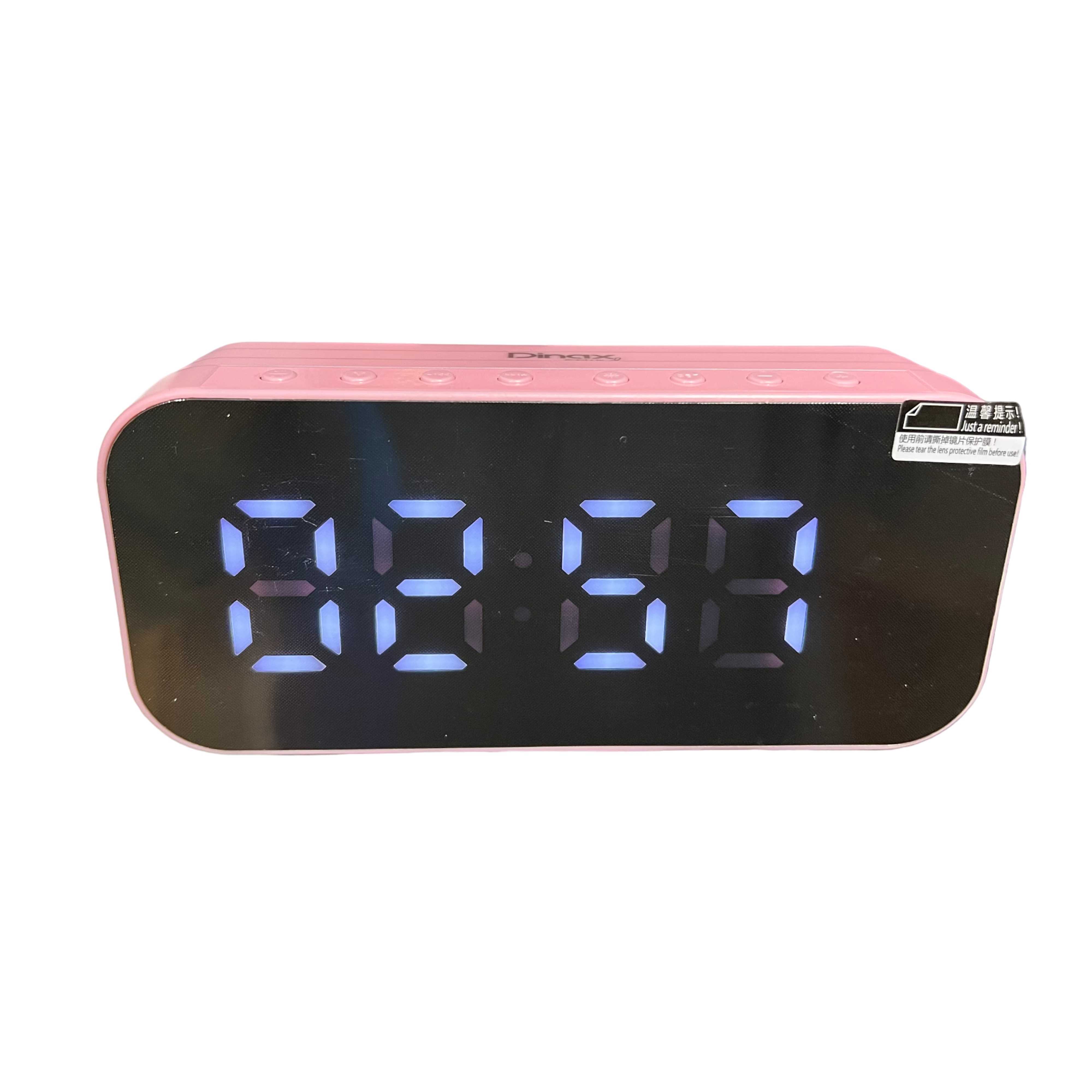 PARLANTE BLUETOOTH PORTATIL DINAX RADIO-RELOJ DXRELBT0