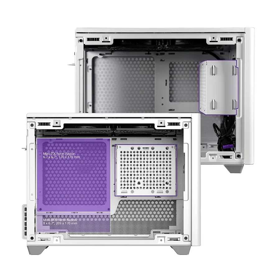 GABINETE COOLERMASTER NR200P WHITE