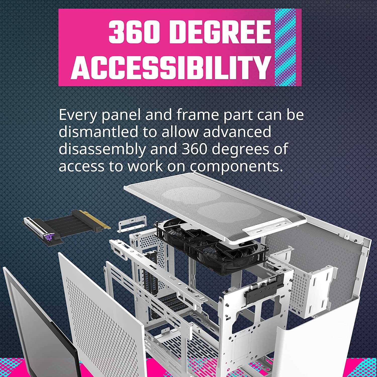 GABINETE COOLERMASTER NR200P WHITE