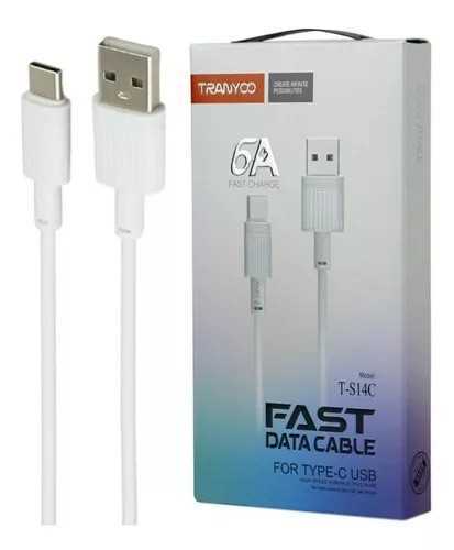 CABLE USB A IPHONE TRANYOO 1M 3A T-S14IP
