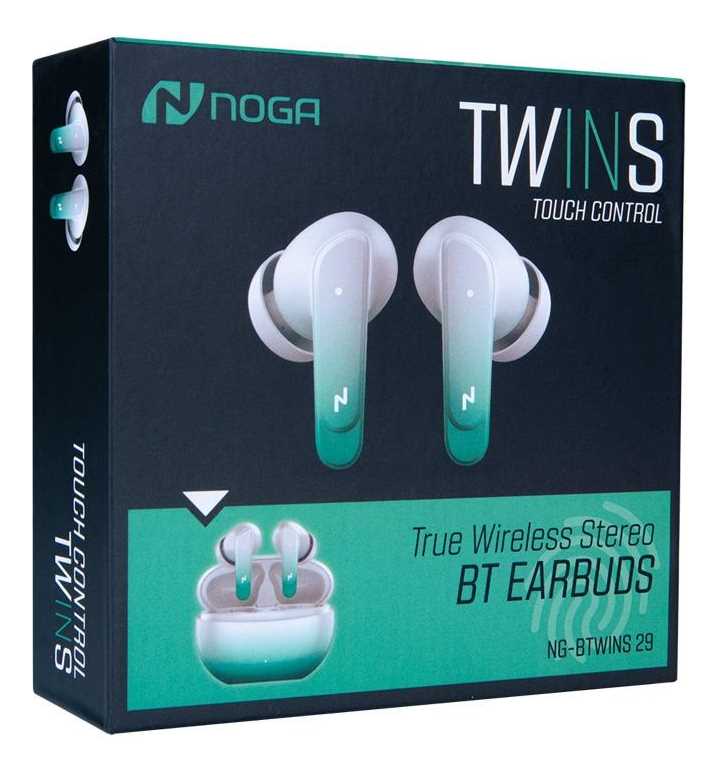AURICULAR BT NOGANET BTWINS 29 VERDE