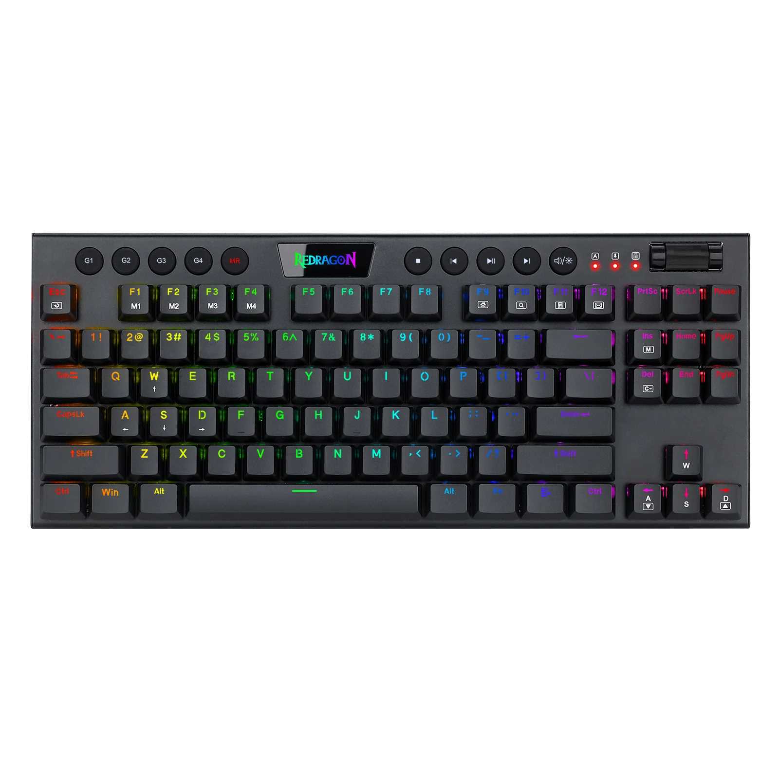 TECLADO REDRAGON K622-RGB-SP RD HORUS TKL SW RED