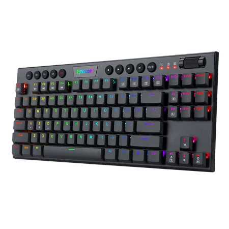 TECLADO REDRAGON K622-RGB-SP RD HORUS TKL SW RED