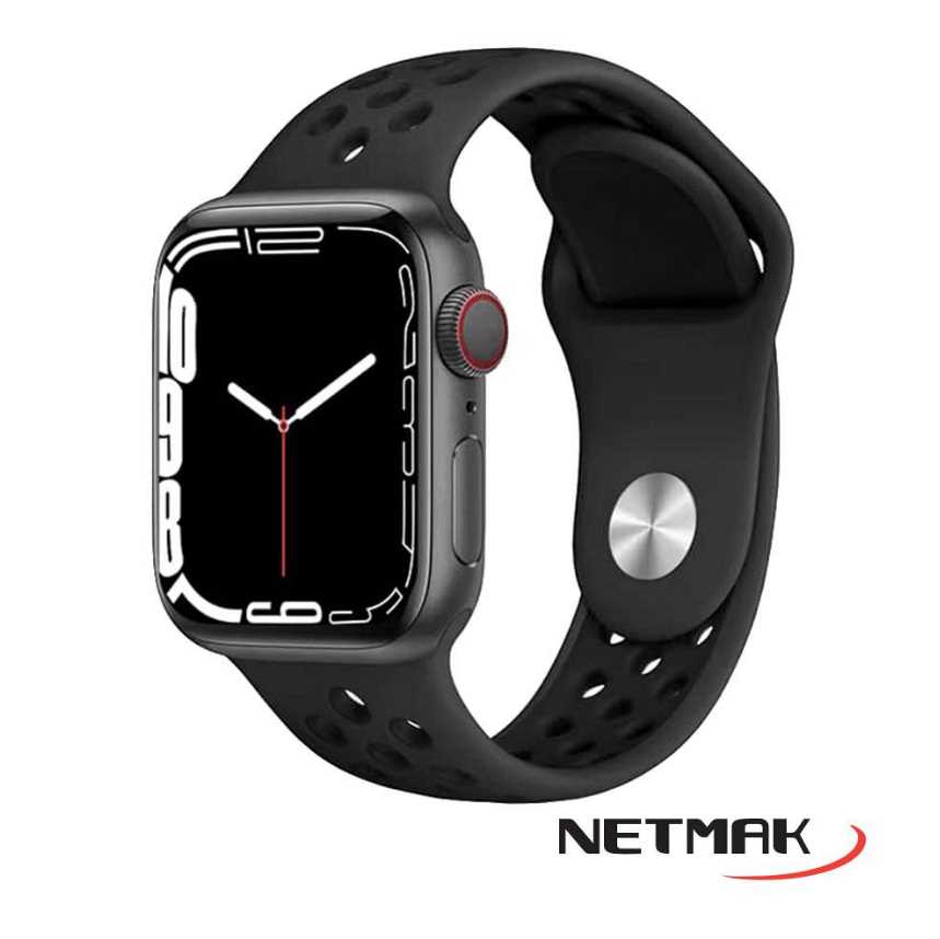 RELOJ SMARTWATCH NETMAK NM-PLUS NEGRO