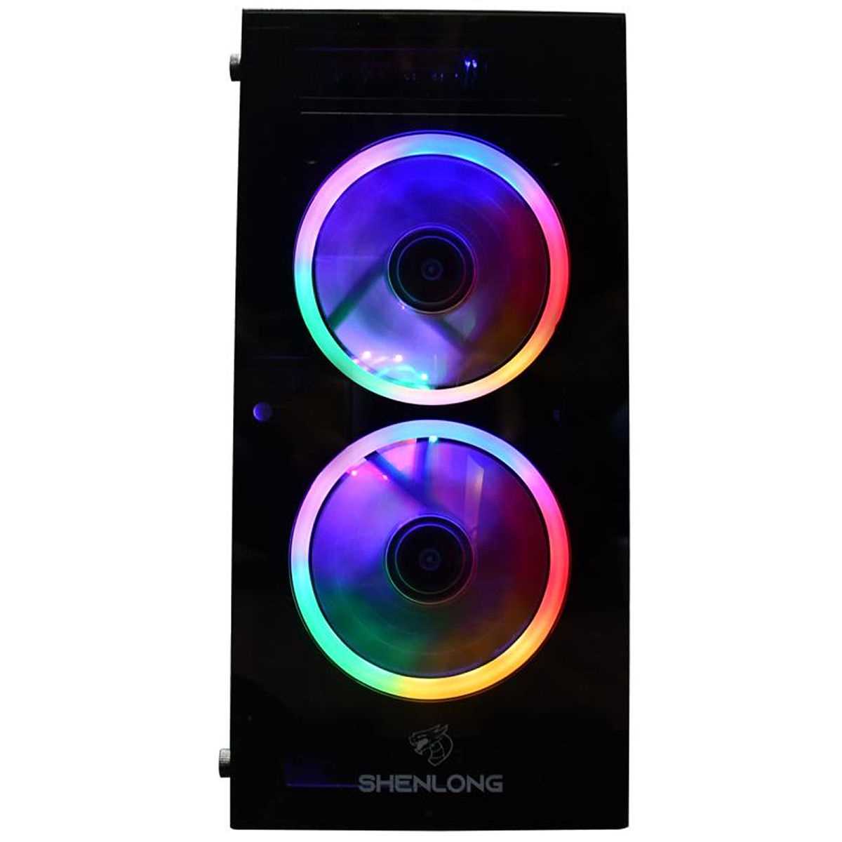 GABINETE SHENLONG GAMER GT-503 ACRILICO MINI-TOWER RGB