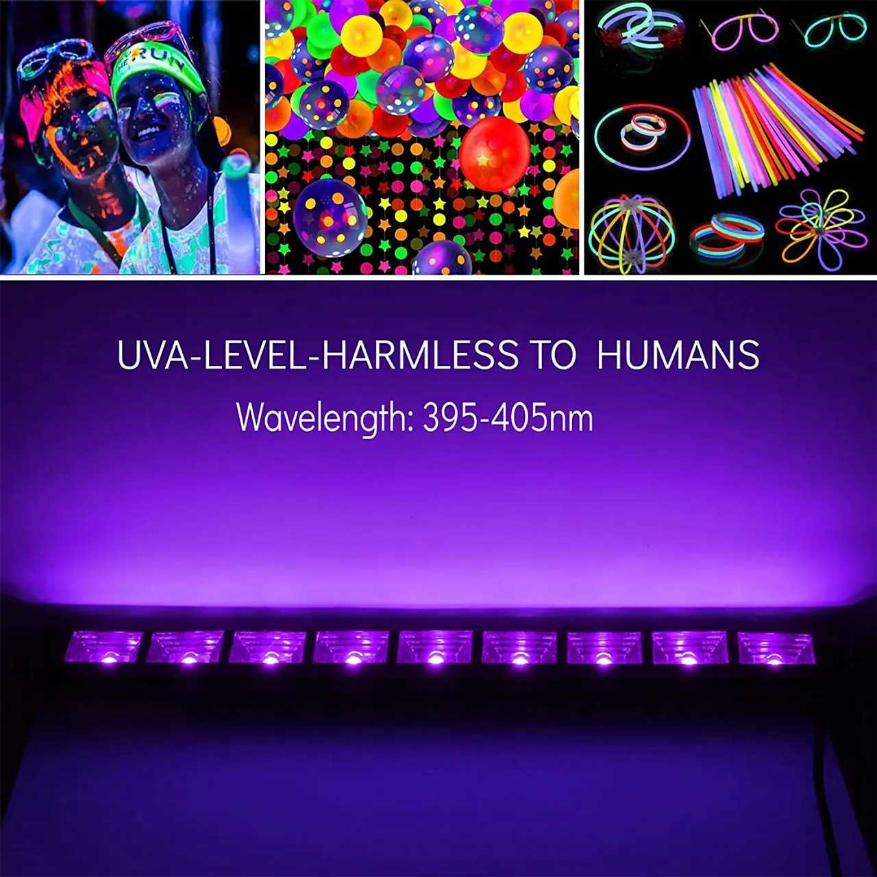 REFLECTOR LED LUZ NEGRA SEISA QY-DY-UV006