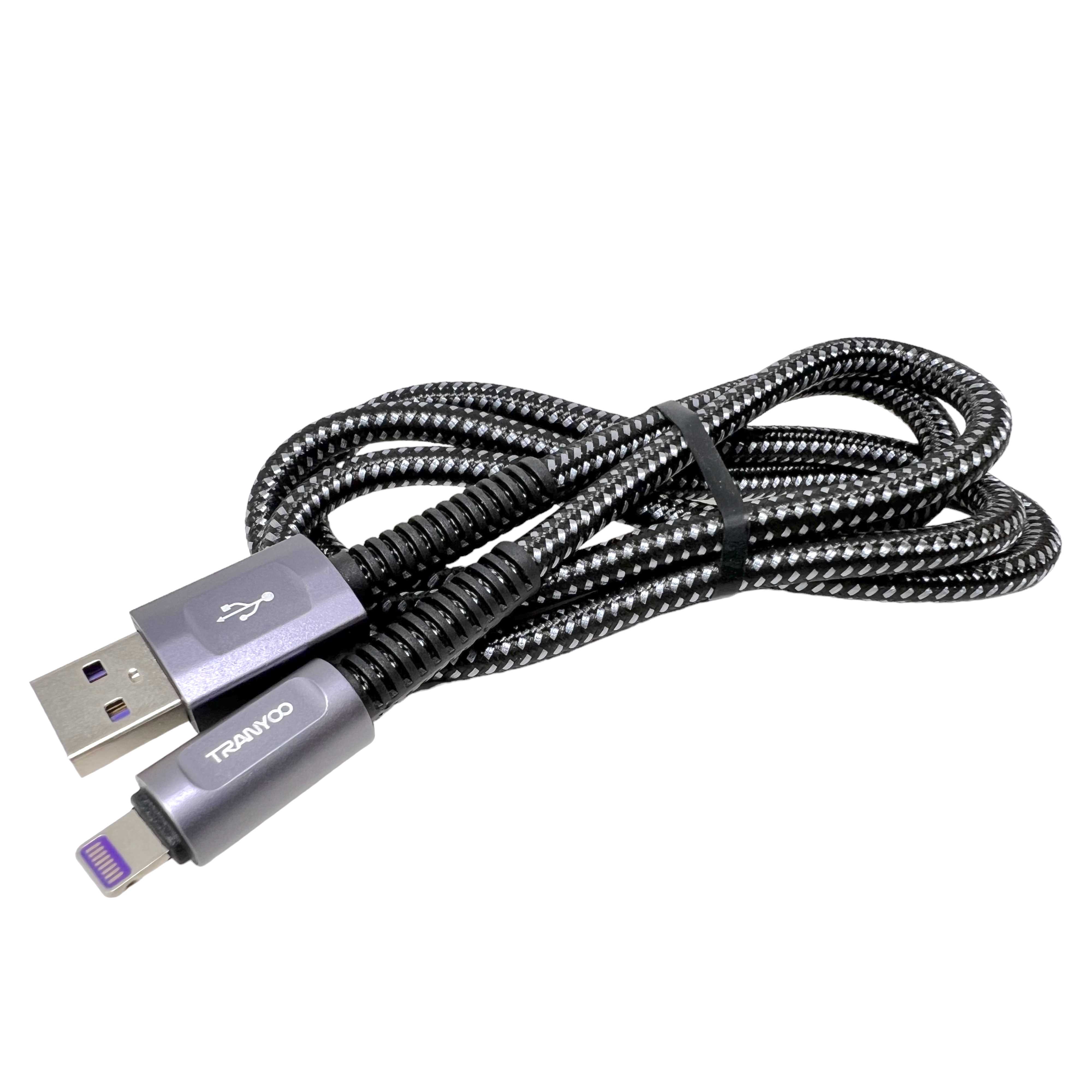 CABLE USB A IPHONE TRANYOO 1M 6A T-X21I