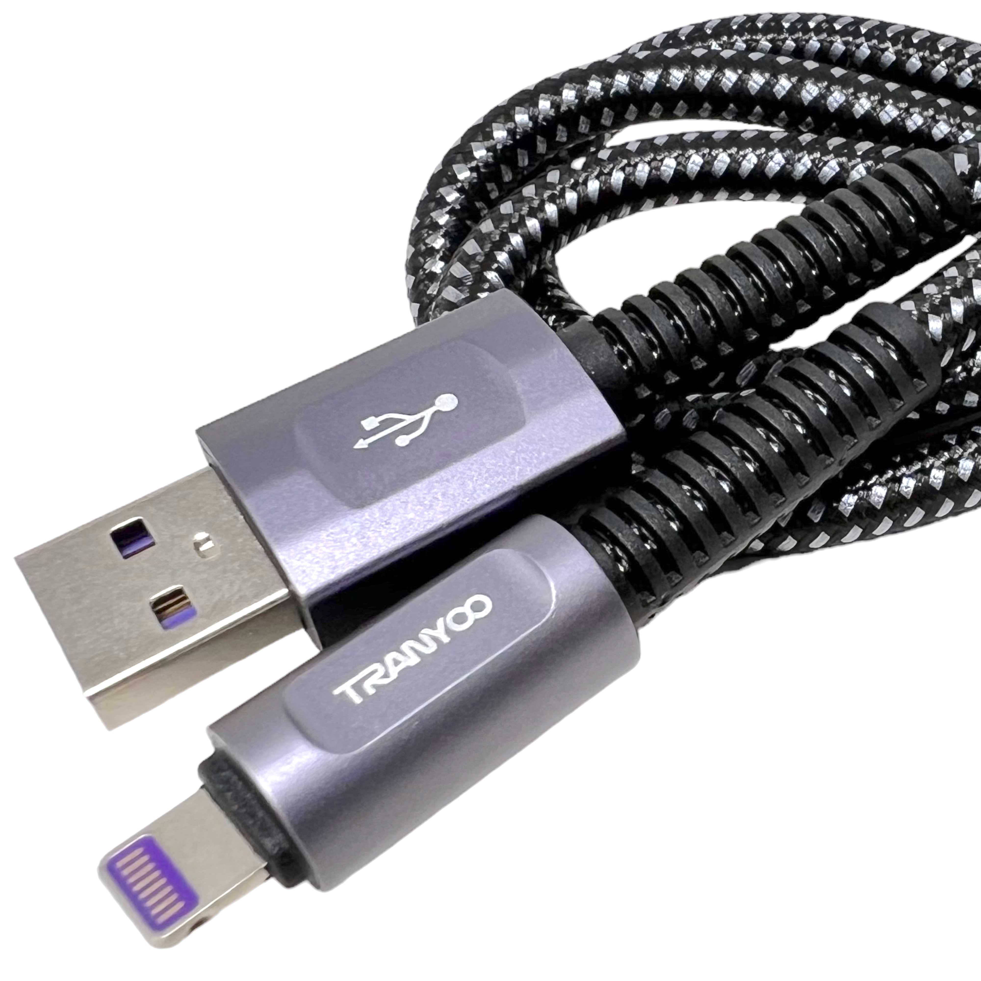 CABLE USB A IPHONE TRANYOO 1M 6A T-X21I