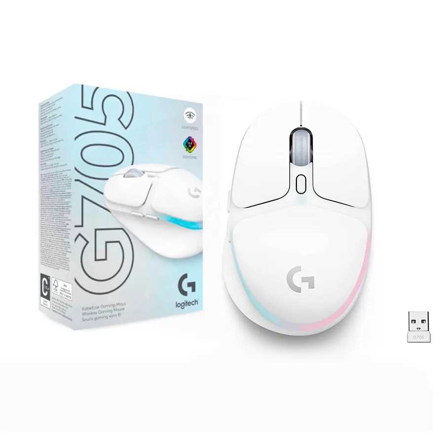 MOUSE LOGITECH G705 WIRELESS AURORA WHITE