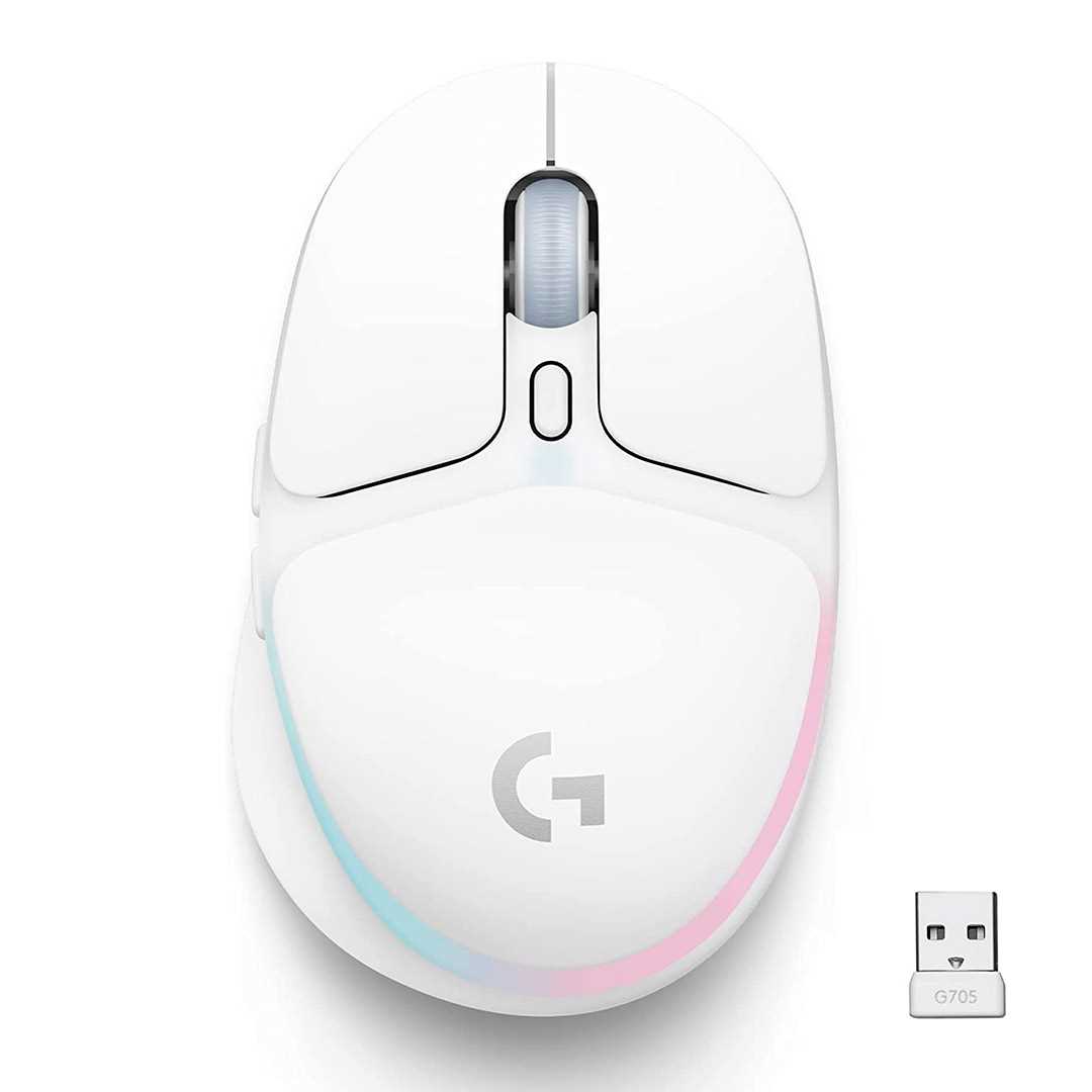 MOUSE LOGITECH G705 WIRELESS AURORA WHITE