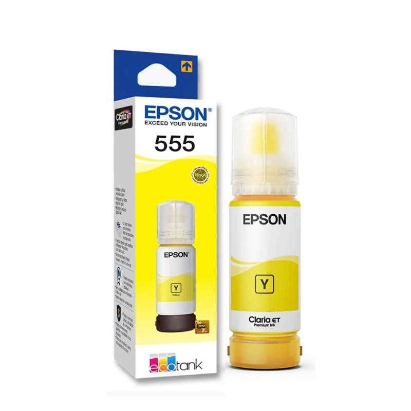 TINTA EPSON ORIGINAL 555 P/L8180 YELLOW