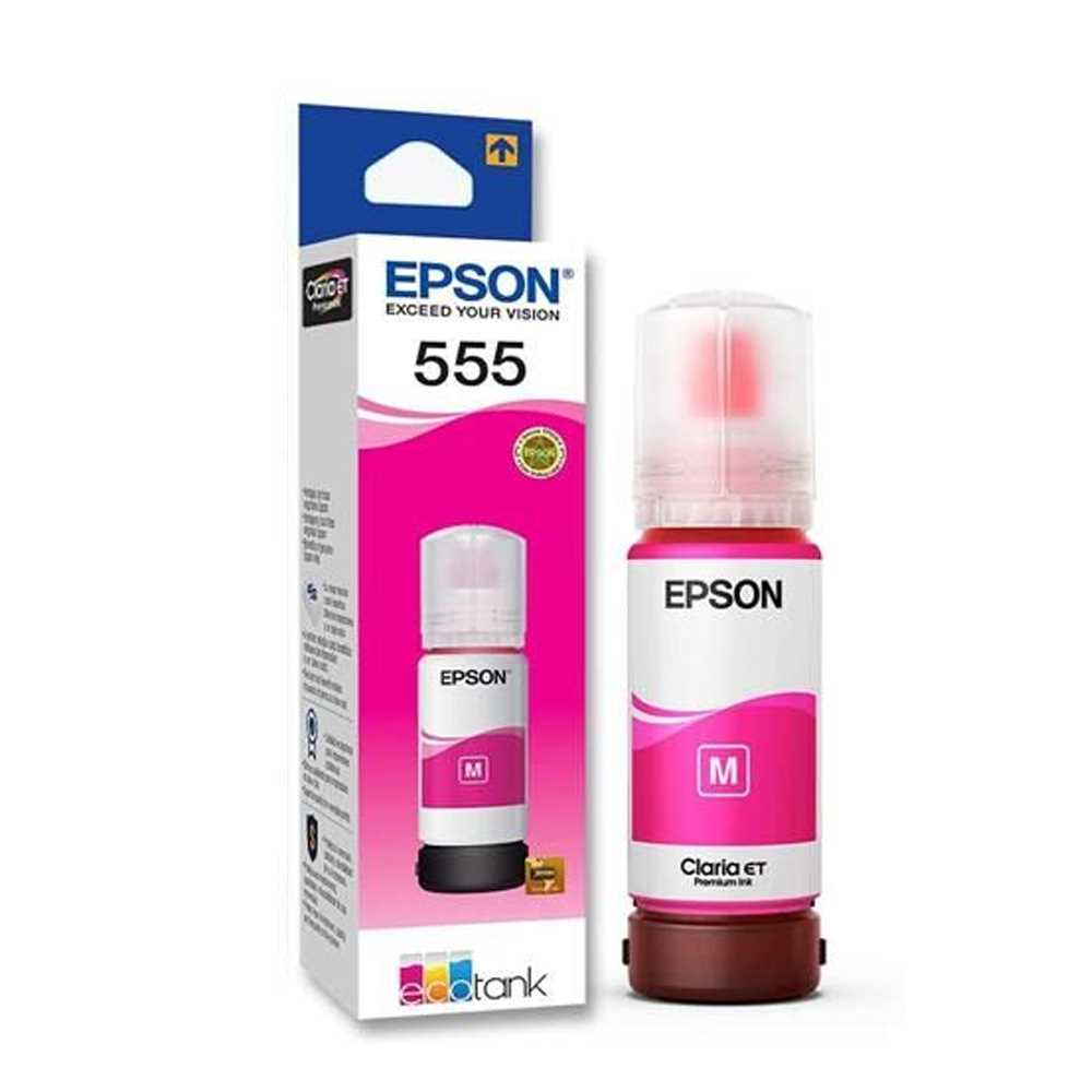 TINTA EPSON ORIGINAL 555 P/L8180 MAGENTA