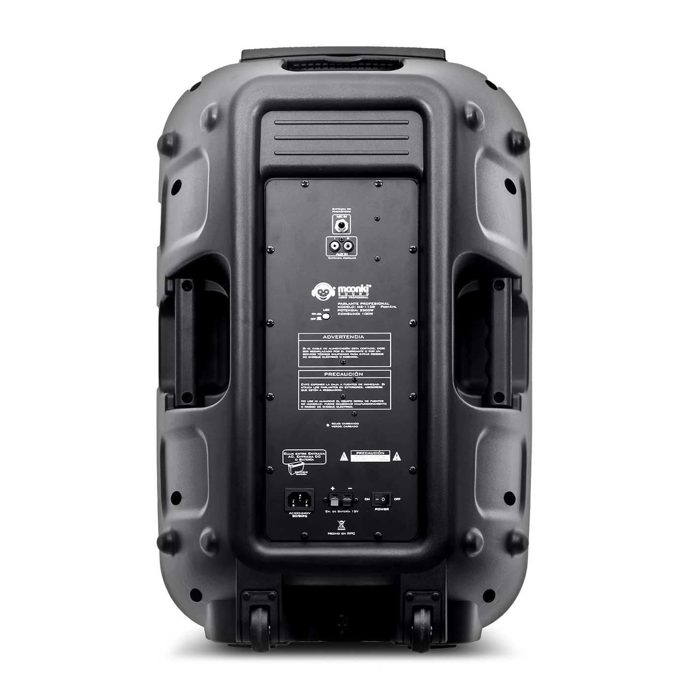 PARLANTE BLUETOOTH MOONKI SOUND 2500W MS-115B 1X15