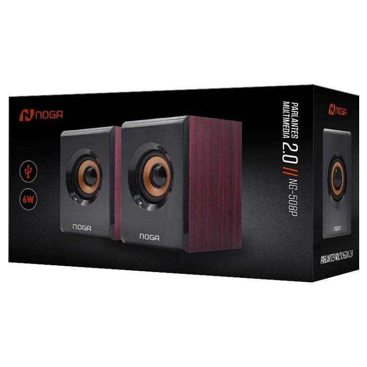 PARLANTE NOGANET 2.0 GAMER NG-508P 6W