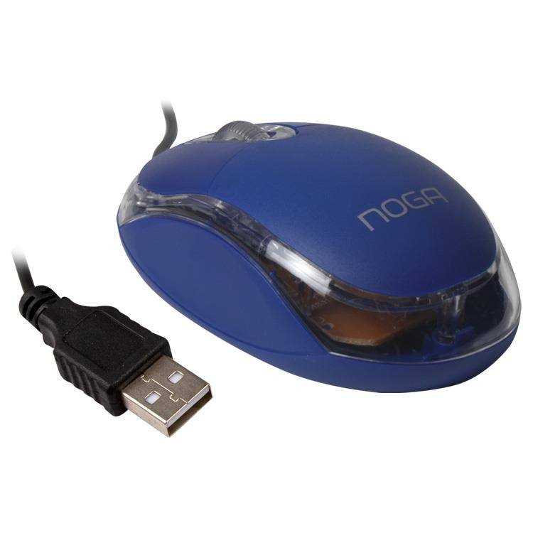MOUSE NOGANET USB OPTICO NG-611 AZUL