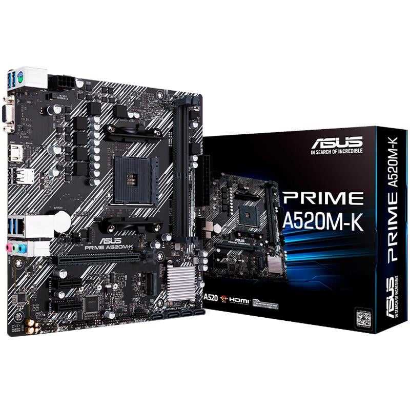 PLACA MADRE ASUS PRIME A520M-K AM4