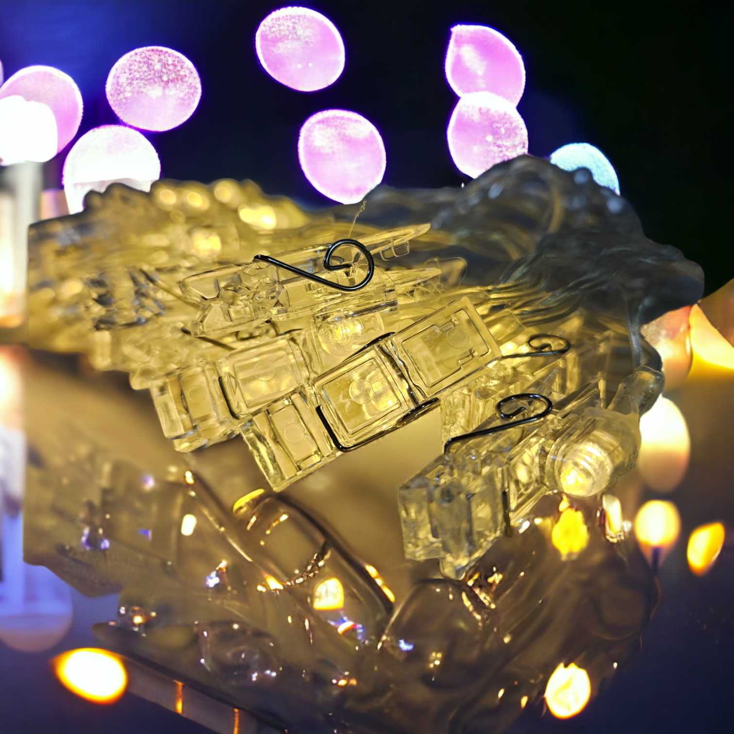 LAMPARA GUIRNALDA FULL LI-9020 20 LED BROCHES CALIDO 4.5 A PILAS