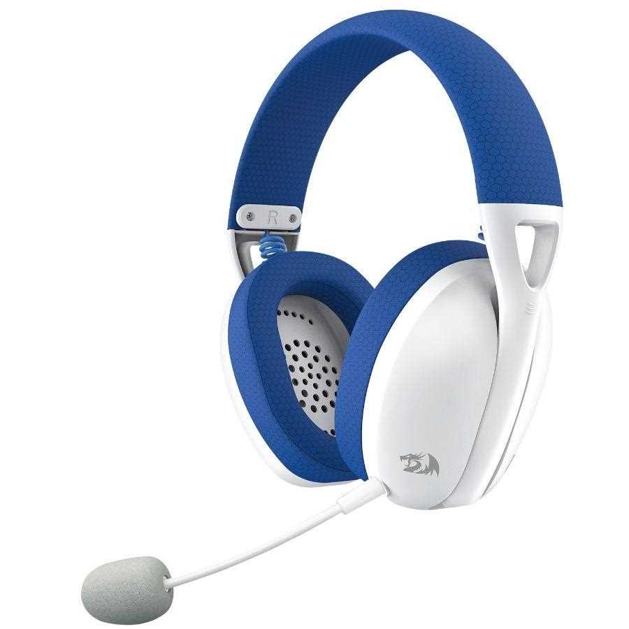 AURICULAR REDRAGON  IRE H848  WIRELESS BLANCO AZUL