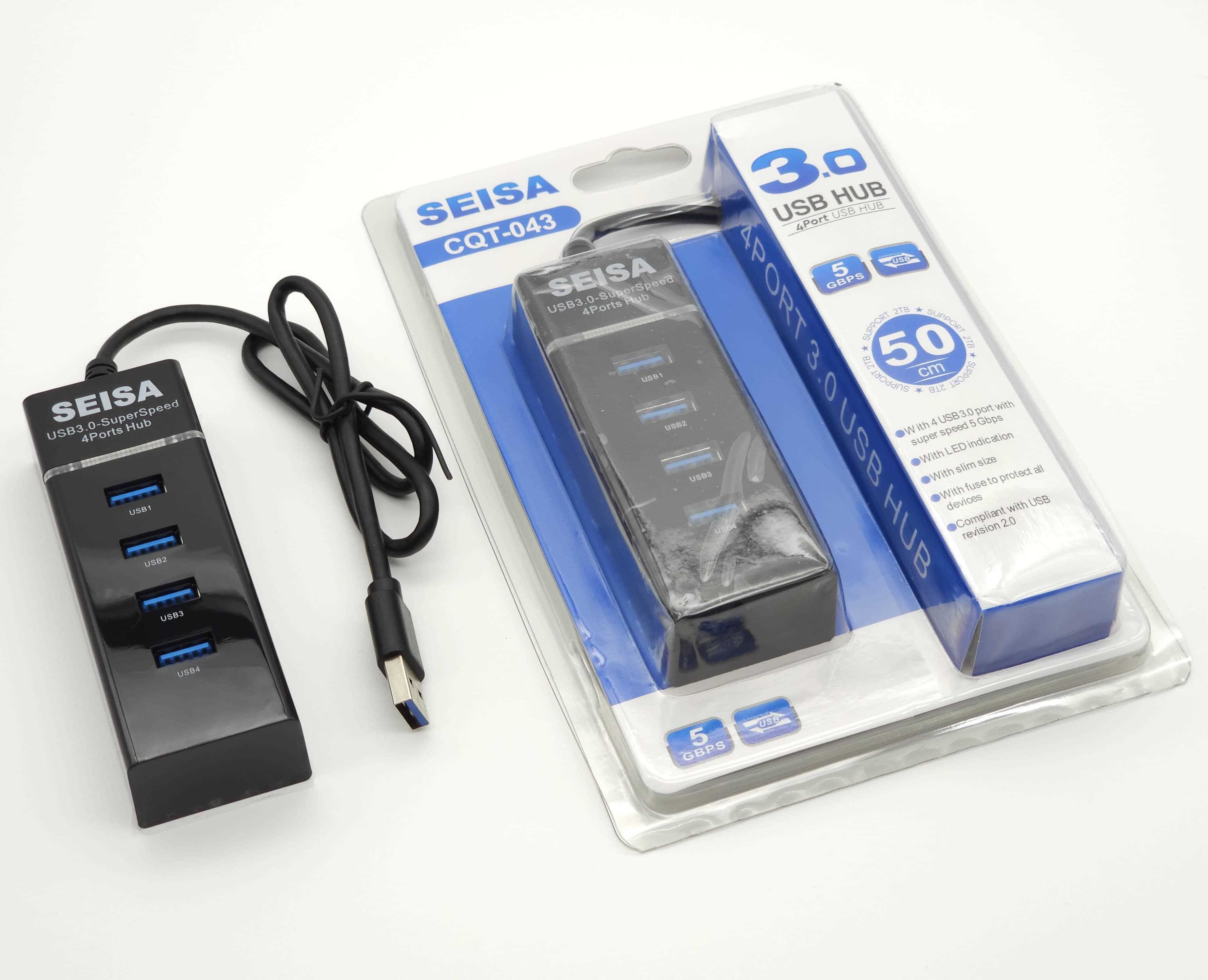 HUB USB 3.0 SEISA 4P CQT-043