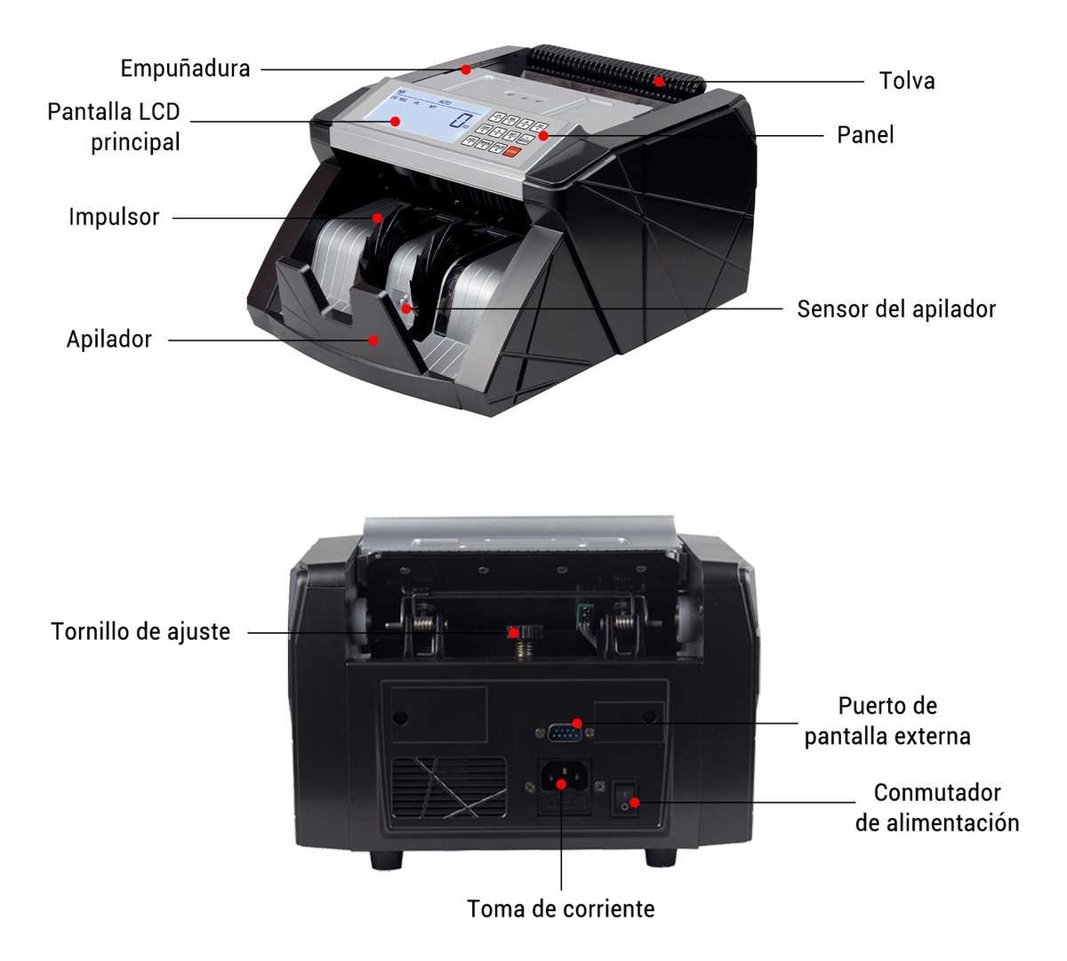 CONTADOR DE BILLETES DINAX CONCB01B