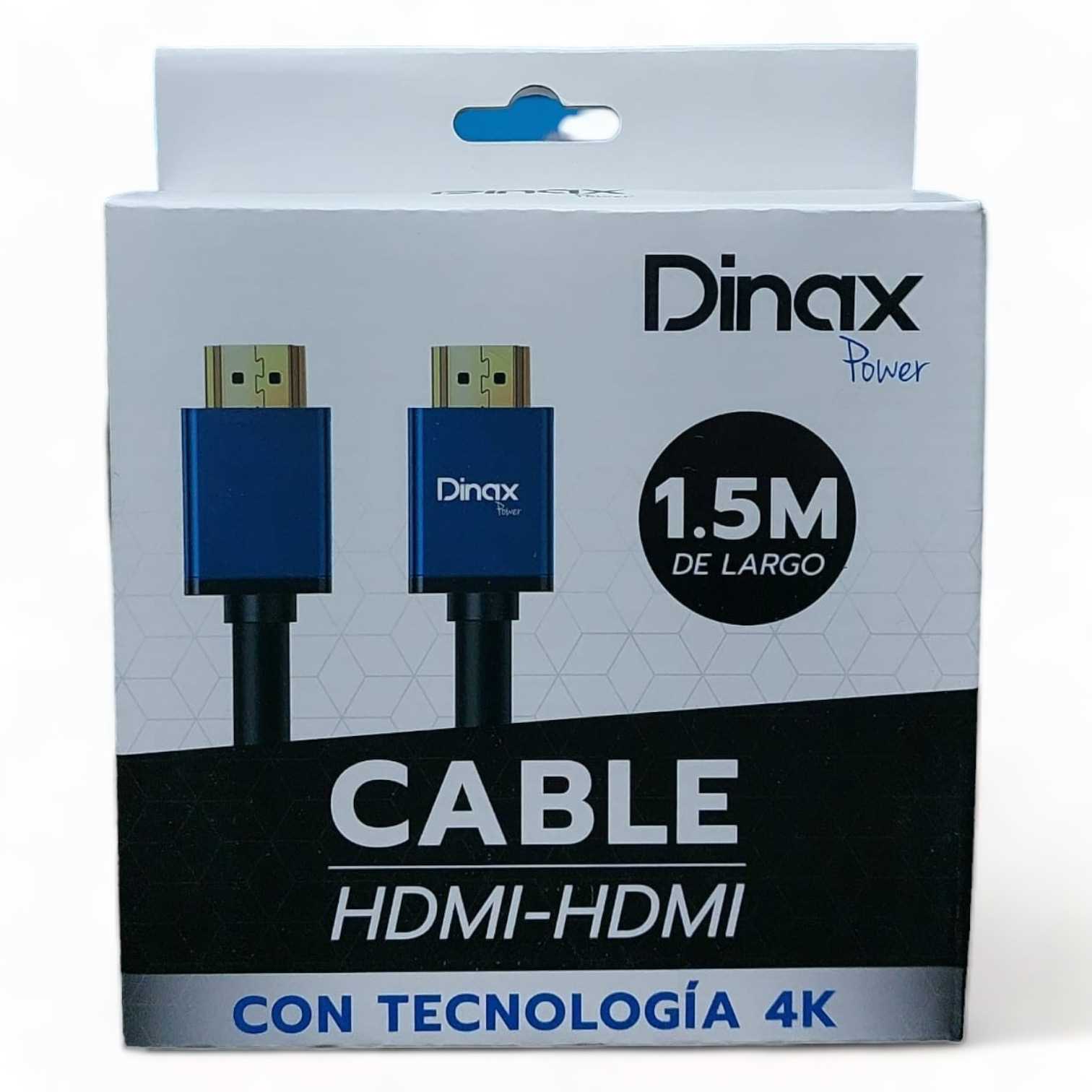 CABLE HDMI DINAX 1.5M 4K PREMIUN