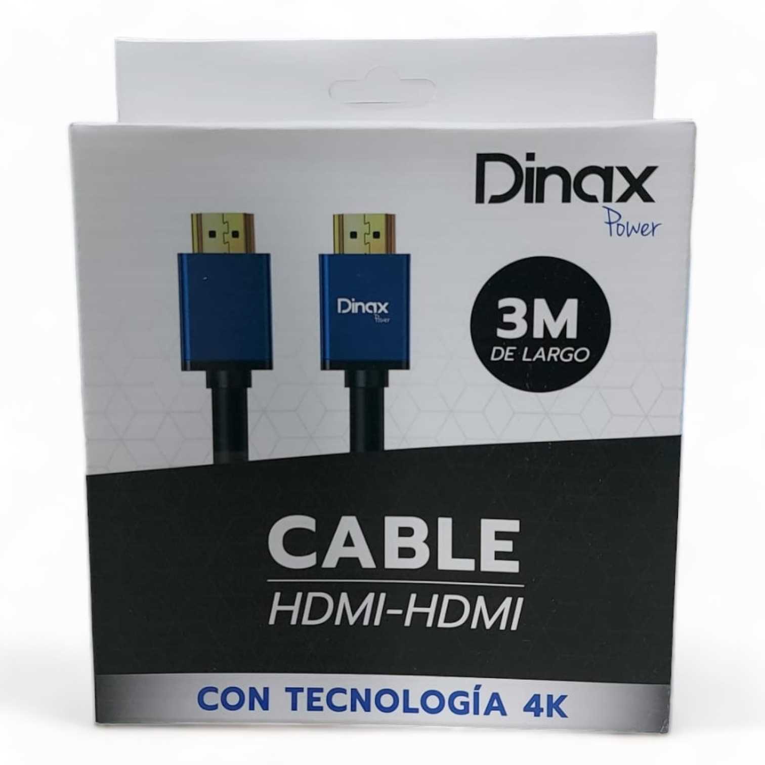 CABLE HDMI DINAX 3M 4K PREMIUN